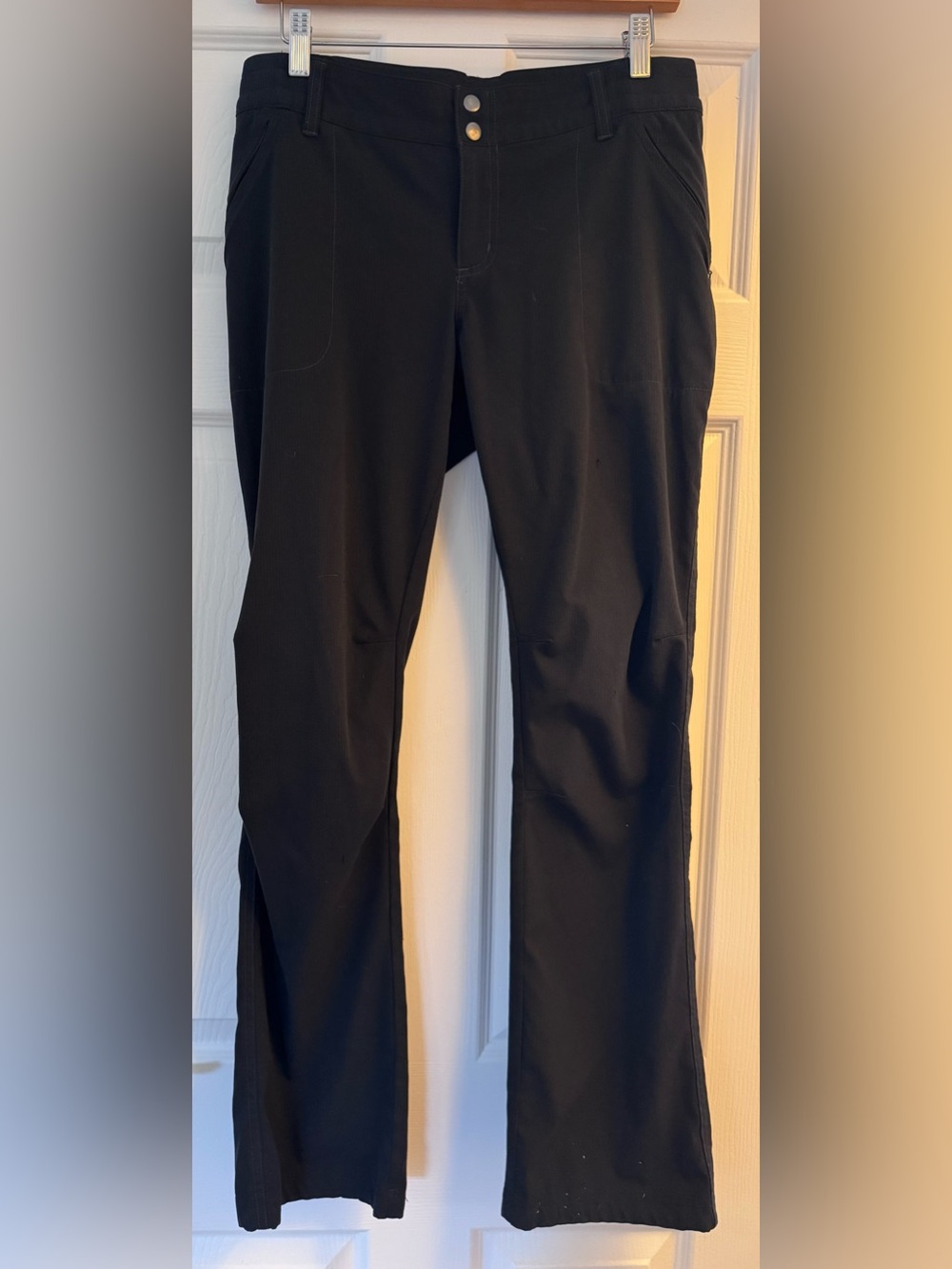 Kuhl Black Straight-Leg Pants Size 10